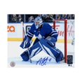 thumbnail image 1 of Anthony Stolarz Signé Maple Leafs de Toronto entre les Pipes Photo 8x10, 1 of 1