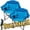 (Oversize) Blue - 2 Pack, variant on ABORON Oversized Heated Camping Chair with Pillow, Outdoor Portable Heated Folding Chairs, Patio Lounge Chairs with 3 Heat Levels, Heating Chair for Outdoor Sports, Camping