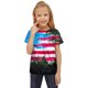 thumbnail image 2 of Gibobby Blusas Manga Larga Para Niñas Camisetas para niños pequeños, camisetas con estampado gráfico 3D del 4 de julio, camisetas de manga corta a la moda para niños y niñas （Morado， 7-8 Años), 2 of 4