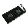 thumbnail image 3 of Backplate Radiator, Aluminum Alloy Low Noise GPU Backplate Radiator 4 Pin Fast Heat Sink Dual Fan  for RTX3090 3080 3070, 3 of 7