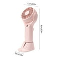 thumbnail image 3 of SUTENGDA Portable Misting Fan Rechargeable  Battery Operated Spray Water Mist Fan  Mini Cooling Fans for Makeup Travel  Beach  Outdoors, 3 of 6