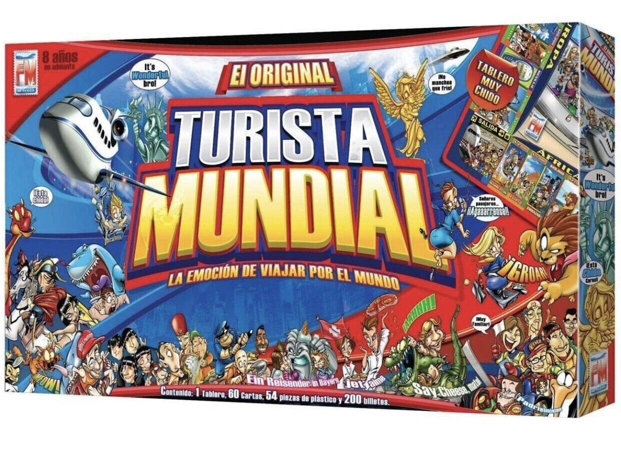 Board Game Turista Mundial Fotorama de Mexico Brand El original Spanish version