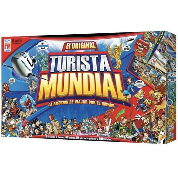 Board Game Turista Mundial Fotorama de Mexico Brand El original Spanish version