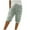 Army Green, variant on Womens Casual Shorts Fashion Striped Patchwork Short Pants with Rolled Cuffs and Side Buttons Versatile Comfortable Bermuda Shorts for Women, Size S-XXL