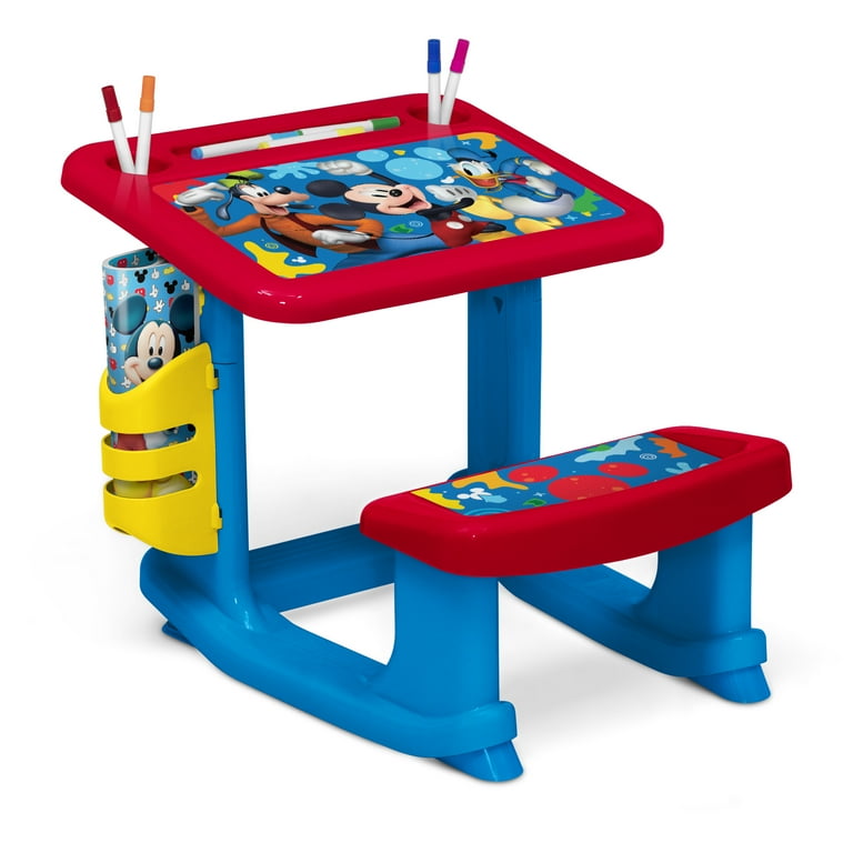 Free Shipping! Delta Children Mickey Mouse Drawing Desk with Bench
