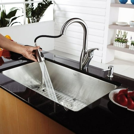 Kraus 30 X 18 Undermount Single Bowl Kitchen Sink With