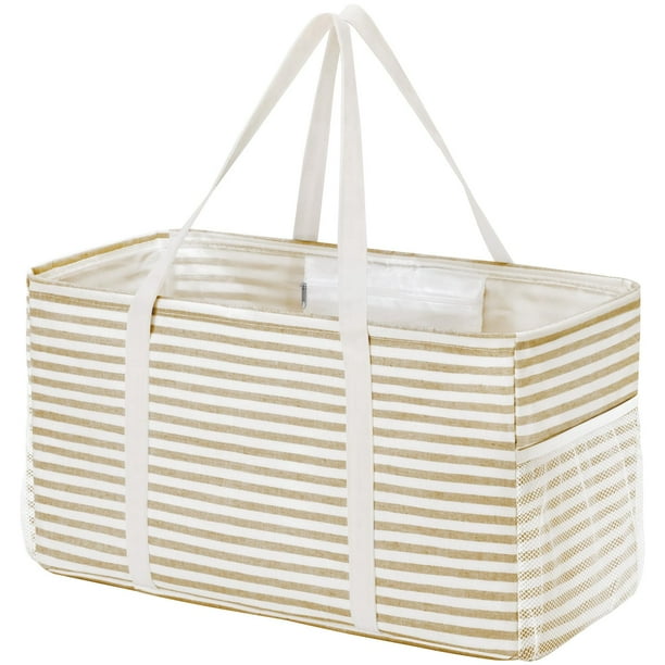 Bolsa Lifewit plegable, grande, 57 x 30 x 26 cm, 46 L, color beige