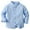 A-Light Blue, variant on Boys School Uniform Shirt Long Sleeve Solid Button Down Dress Shirt with Button Cuffs for Daily Wear and Special Events(A-Light Purple,7-8 Years)