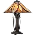 thumbnail image 3 of Geometric 2 Light Tiffany Table Lamp Bailey Street Home 71-Bel-802937, 3 of 10