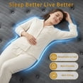thumbnail image 4 of 14 Inch Queen Hybrid Mattress in a Box with Zoned Support Pocket Coils Cooling Gel Memory Foam CertiPUR US Certified Medium Firm Pressure Relief Edge Support Fiberglass Free, 4 of 10