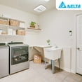 thumbnail image 5 of Open Box Delta Electronics 80 CFM Bath Fan LED Dimmable Light with Heater, 5 of 10