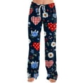 thumbnail image 5 of Youpwaven Women's Valentine's Day Heart Printed Sleep Pants - Cozy Pajama Bottoms, Drawstring Waist Comfortable Loungewear for Valentine Nights, 5 of 7