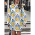 thumbnail image 3 of 2024 Nuevo vestido con capucha para mujer, vestido informal de calle de estilo minimalista, vestido de cumpleaños a la moda, top, sudaderas con capucha de anime 3d, 3 of 5