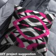 thumbnail image 2 of Homewish Modern Abstract Stripes Fabric by the Yard 2 Yard,Oil Painting Room Decor Fabric by the Yard,Pink Black White Fabric for Sewing For Girls,Breathable Home Decor, 2 of 6