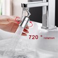 thumbnail image 3 of Inteprter Grifo de agua giratorio antisalpicaduras de 720 grados, extensor de grifo de cocina, accesorios para lavabo, rociador de boquilla ajustable para Type6 NO6 Inteprter HA000908-02, 3 of 6