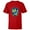 Red, variant on Mickey Mouse Donald and Goofy Sports Football Soccer - Short Sleeve T-Shirt for Kids - Customized-Yellow