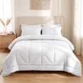 thumbnail image 2 of WISHEAD 7 Piece Queen Comforter Set Bed in a Bag, Ultra Soft Bedding Sets with Sheets & Pillowcases, All Season Quilted Luxury Bedding, White, 2 of 9