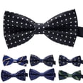 thumbnail image 2 of fastboy Cravate Formelle à Motif Coloré pour Hommes Adulte Homme Affaires Réunion Mariage Fil Polyester Nœud Papillon, 2 of 8