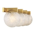 thumbnail image 5 of Darien 4-Light Bathroom Vanity Light in Warm Brass, 5 of 6