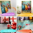 thumbnail image 3 of JYLMOOD DIY Acrylic Paint by Numbers Kit for Adults, Colorful Rooster Painting on Canvas, 16x20in, Without Frame, 3 of 9