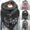thumbnail image 4 of Châles à Boutons Imprimés pour Femmes, Foulards Mode Chaudes et Douces, 4 of 4