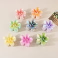 thumbnail image 3 of 3pcs Hawaiian Flower Claw Hair Clips for Thick Hair, Tropical Flower Hair Clips Floral Hair Clip Plumeria Clips Hibiscus Hair Clip Plumeria Hair Clip Summer Beach Hair Accessories For Women Girl, 3 of 4