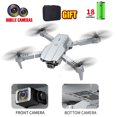 thumbnail image 4 of Dron Mini 4K HD Monstrate Cámara dual Avión WiFi Control remoto aéreo Gris, 4 of 6