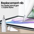 thumbnail image 3 of Pointe de Stylet pour Apple Pencil 1/2 Pointe de Remplacement Résistante à l'Usure Protection pour IPencil Pointe de Rechange 1X Transparent, 3 of 6