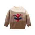 thumbnail image 1 of Nuevo suéter para niños de Los Vengadores Spiderman otoño e invierno 2024 nuevo suéter de Capitán América camisa de punto para bebé niños, 1 of 4
