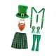 thumbnail image 4 of Sombrero para disfraz,Juego de 6 piezas de accesorios para disfraz del día de San Patricio,Sombrero para disfraz del día de San Patricio,accesorios para adultos,Sombrero verde único,sombrero, 4 of 7