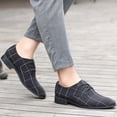 thumbnail image 6 of Tawop Dress Shoes Men Cloth Faux Leather Casual Comfy Pointy Toe Black Size:10, 6 of 9