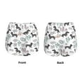 thumbnail image 3 of Balery Dachshund Dog Puppy Pantalones cortos deportivos para mujer con forro y dos bolsillos, elásticos, para entrenamiento, gimnasio, yoga-Medium, 3 of 7
