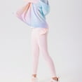 thumbnail image 5 of WEIGFI Child Girls High Waist Yoga Pants With Flounce Hem Daughter Matching Athletic Workout Capris For Fitness Trousers Breathable Solid Color Slacks, 5 of 5