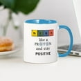 thumbnail image 3 of CafePress - Think Like A Proton. Physics And Chemistry Shirts - 11 oz Ceramic Mug - Novelty Coffee Tea Cup, 3 of 4