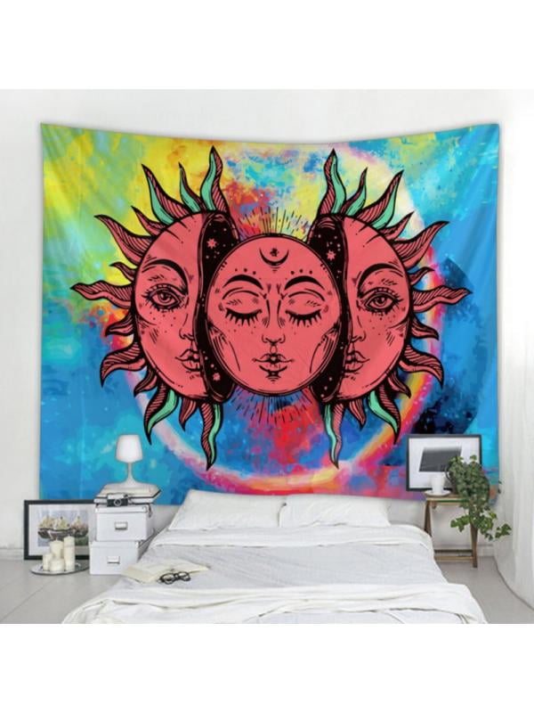 Sun & Moon Wall Tapestry Home Decor 80" x 60" 