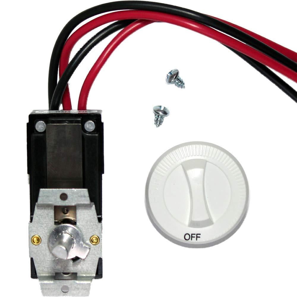 BTF2W Double Pole Baseboard Heater Thermostat, Easy to use ...