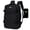 Black, variant on Large Travel Backpack,Carry On Bag Flight Approved, 16" Laptop Backpack for Men Women College,4 Compartment Water-Resistant Business Backpacks with USB Charging Port(Black)