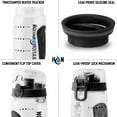 thumbnail image 4 of Hydration Nation Portable Water Bottle with Fruit Infuser for Healthy & Delicious Hydration - Black, 4 of 7