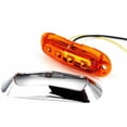 thumbnail image 4 of 10 luces de posición laterales de 4 LED de color ámbar para coche, camión, remolque, camioneta, 12 V, 24 V, 4 of 5