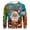 04 White, variant on Men's Round Neck Shirt Fashion Ugly Christmas Sweaters for Men Holiday T-shirt Pullover Warm Stretchy Soft Breathable