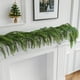 thumbnail image 5 of Guirnalda de Navidad Artificial | Rama realista de pino Norfolk verde de 71 pulgadas | Decoración navideña de plástico para chimenea de pared de repisa de mesa | Diseño flexible y duradero |, 5 of 8