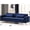 Blue, variant on Velvet Material Sofa - Comfortable Seating - Home Entertaining / Enjoy Unparalleled Coziness