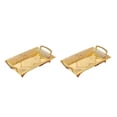 thumbnail image 1 of Billuyoard Plate Alloy Fruit Sugar Trays KTV Plate   Party Tray Dish Hotel Oro 30x18cm 2piezas, 1 of 1