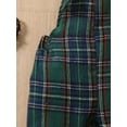thumbnail image 6 of Baby Summer Clothes 6M 12M 18M 24M 3Y 4Y Toddler Romper Kids Girls Suspender Pants Vintage Elastic Waist Plaid Flare Pants Casual Jumpsuit, 6 of 10