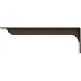thumbnail image 4 of Ekena Millwork 2"W x 20"D x 6 1/2"H Embrey Steel Bracket, Hammered Brown, 4 of 11