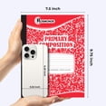 thumbnail image 5 of Rosmonde Primary Composition Notebooks 5 Pack, 200 Pages (100 Sheets), Dotted Ruled, 9.75 x 7.5 in, Sewn Binding Hard Cover, Marble Colors, Writing Notebook for Early Learners, 5 of 9