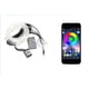 thumbnail image 3 of Lámpara de ambiente con guía de luz LED de fibra óptica, línea de cabello colorida, un arrastre, cinco aplicaciones para teléfonos móviles, instrumento para automóvil, lámpara de ambiente musical, 3 of 5