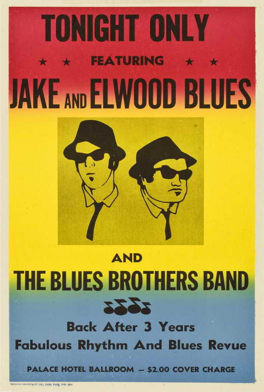 The Blues Brothers Movie Poster Vintage Style 11x17 16x24 Room Decor Poster 