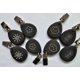 thumbnail image 3 of Pesas para mantel, cubierta de mesa en forma de lágrima, pesas con clip de metal, colgante para mantel, pesas para mesa de piedra, perchas para picnic al aire libre, cena familiar(Negro)(La, 3 of 3