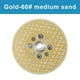 thumbnail image 1 of Disco de Corte para Amoladora Angular, Diamante Galvanizado de Doble Cara En Forma de Estrella, 4,5 Pulgadas, Eje 5/8-11, Esmeril Dorado para Corte En Seco y Húmedo, Reacabado de Bordes de Fibra de V, 1 of 3